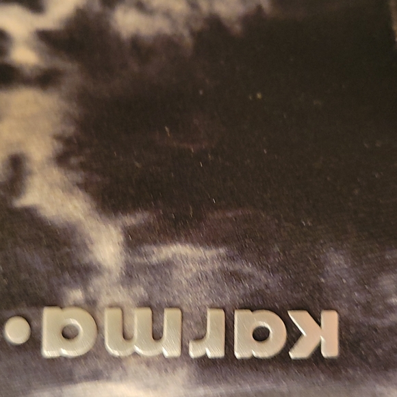 karma yoga tights large capri length black & white - Picture 3 of 3